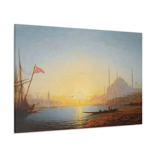 Amedee Rosier İstanbul Manzarası Kanvas Tablo