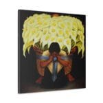 Diego Rivera Flower Seller Kanvas Tablo