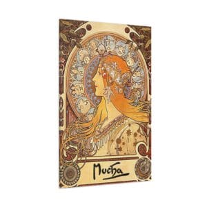 Alphonse Maria Mucha Zodiac Kanvas Tablo