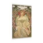 Alphonse Maria Mucha Braz Kanvas Tablo