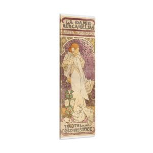 Alphonse Maria Mucha The Lady Of Camélias Kanvas Tablo