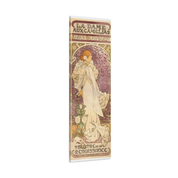 Alphonse Maria Mucha The Lady Of Camélias Kanvas Tablo