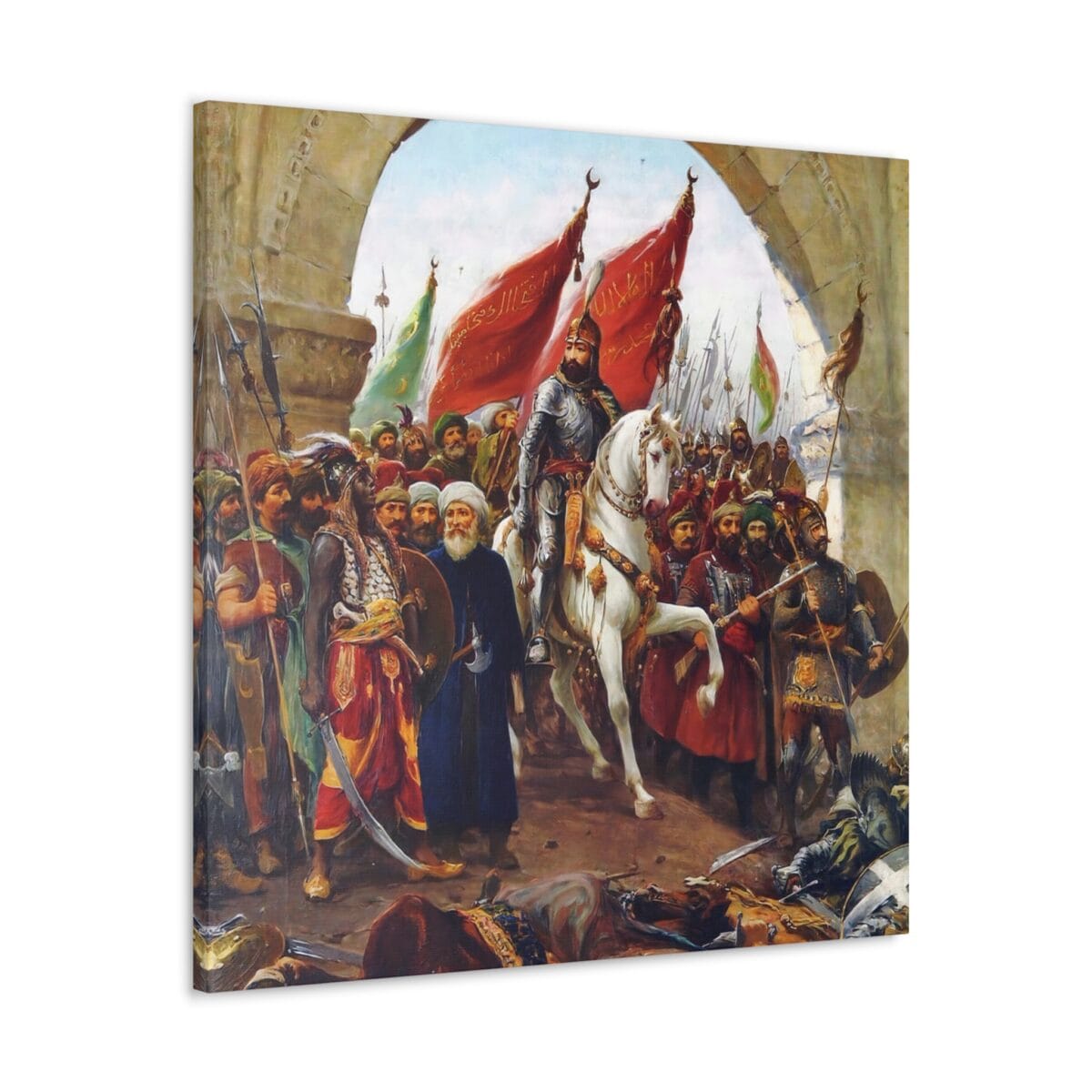 Benjamin Constant Fatih Sultan Mehmet Kanvas Tablo
