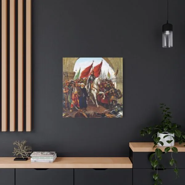 Benjamin Constant Fatih Sultan Mehmet Kanvas Tablo